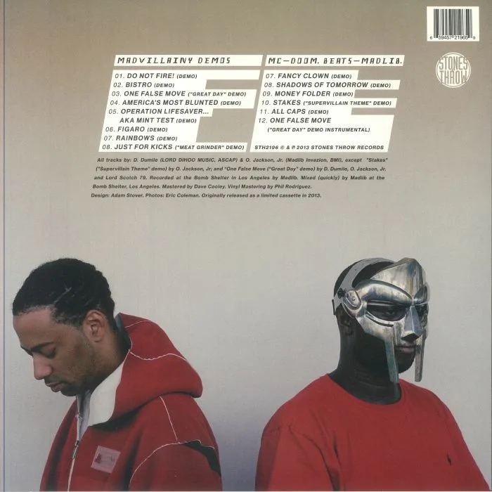 Обратная сторона обложки — MADVILLAIN — Madvillainy Demos