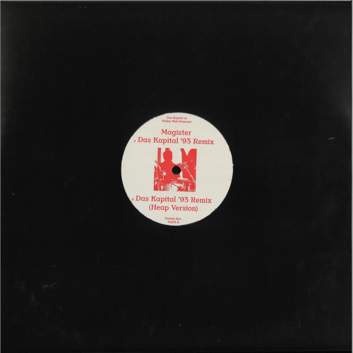 Back cover — Magizter — DAS KAPITAL AT RÁDAY KLUB REMIXED