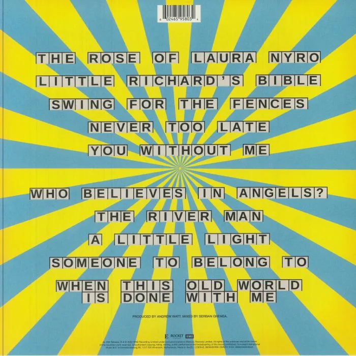 Back cover — Elton JOHN / BRANDI CARLILE — Who Believes In Angels?