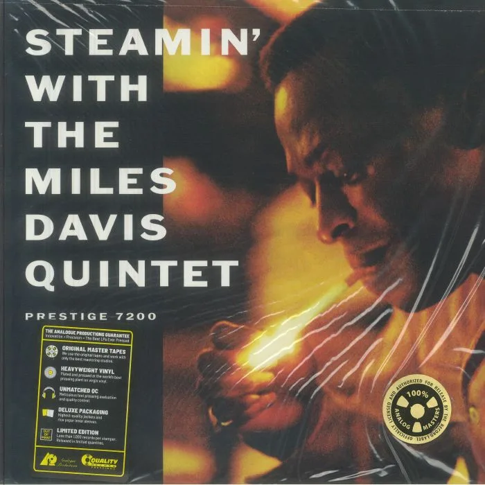 The MILES DAVIS QUINTET — Steamin' With The Miles Davis Quintet (reissue)