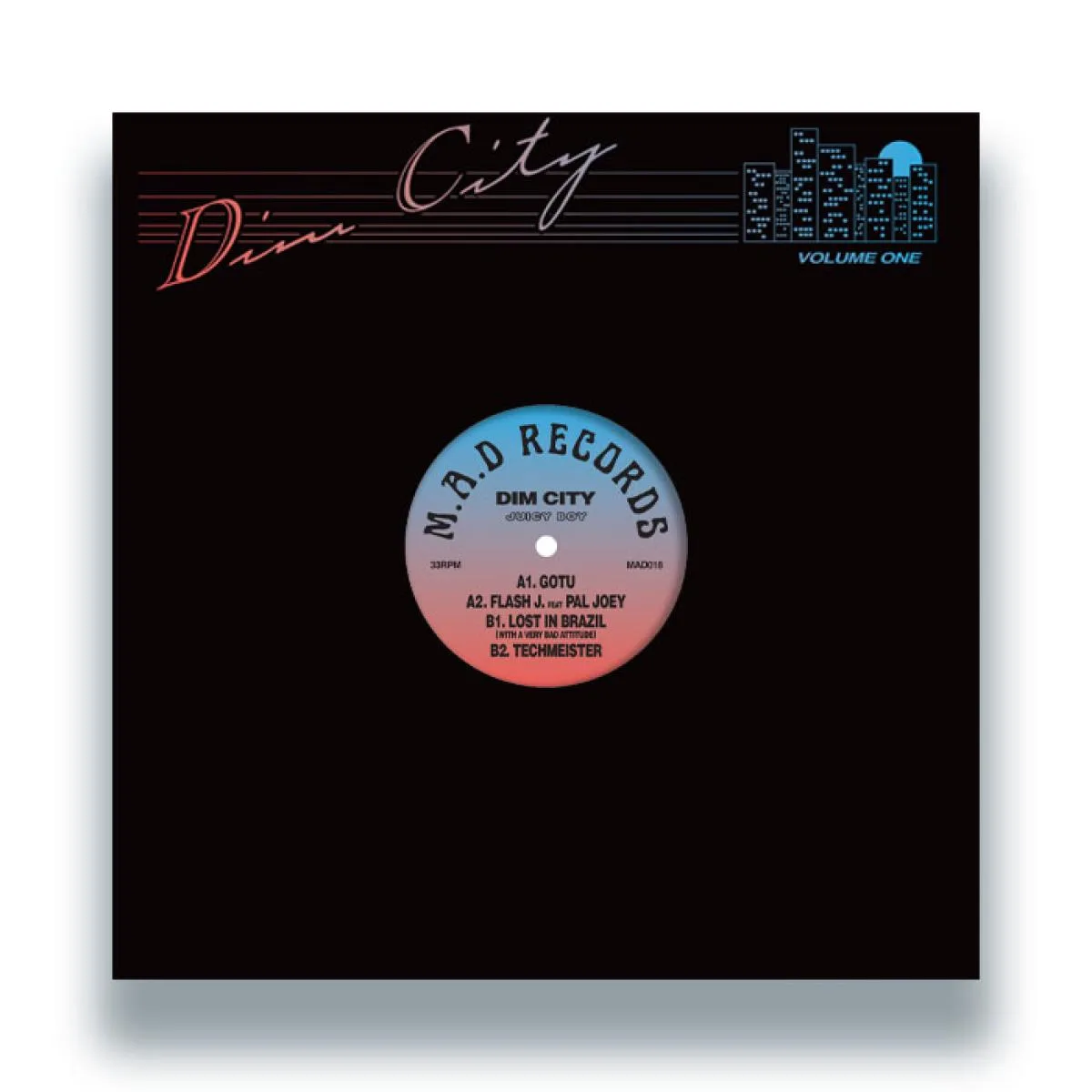 Back cover — Dim City — Volume 1 (Juicy Boy)