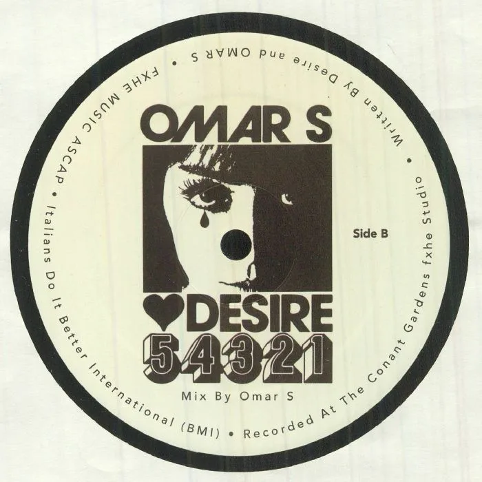 Обратная сторона обложки — OMAR S / DESIRE — 54321