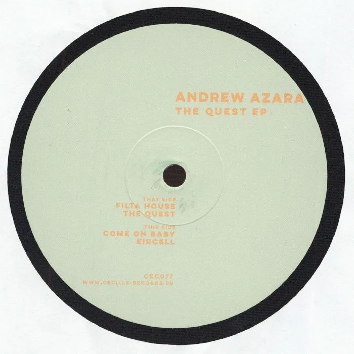 Обратная сторона обложки — Andrew AZARA — The Quest EP