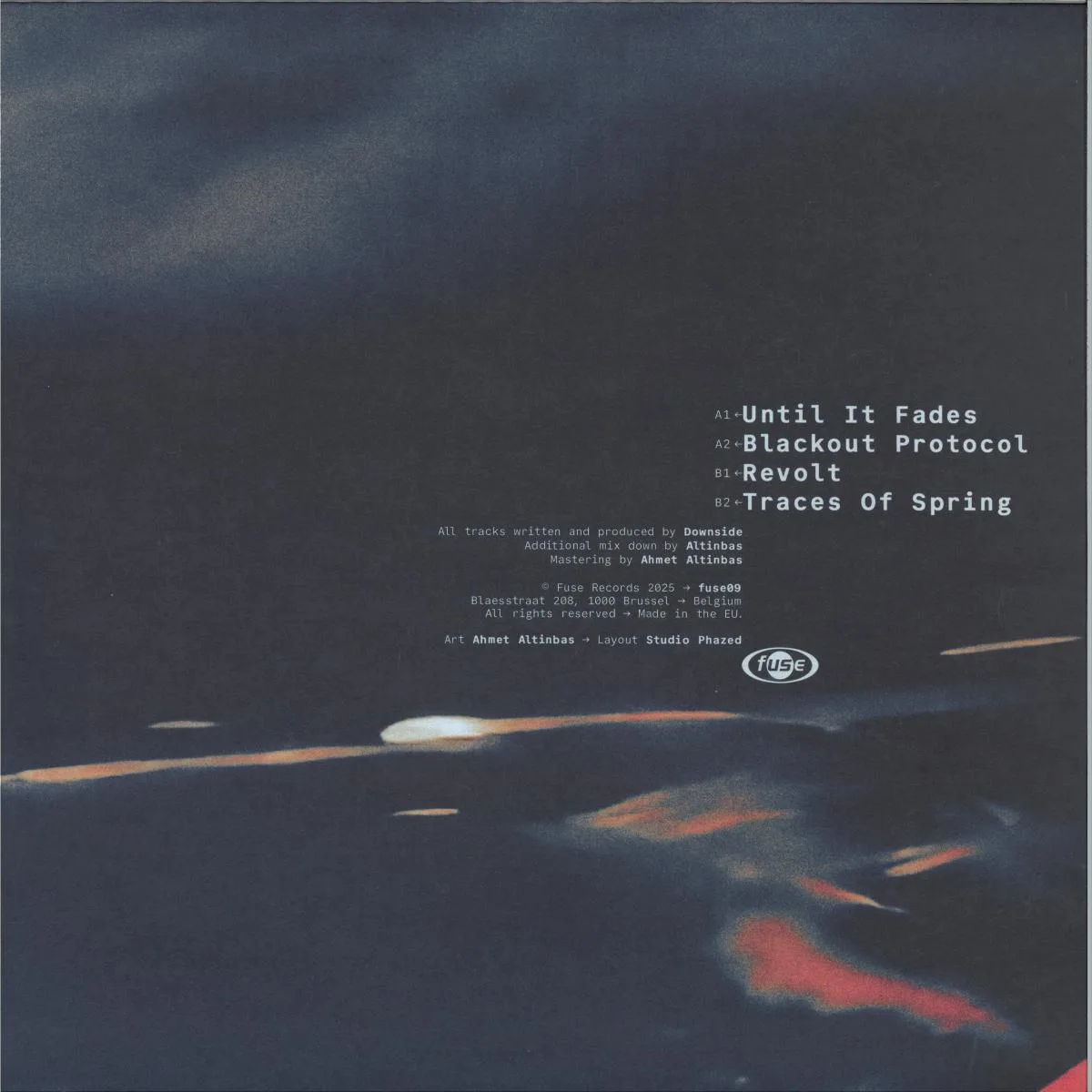 Back cover — Downside — Traces Of Spring