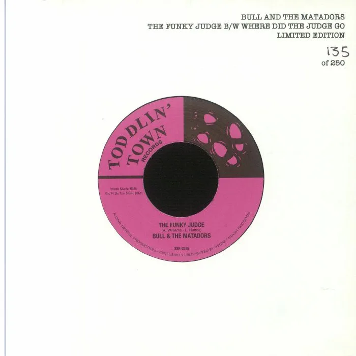 Front cover — BULL & THE MATADORS — The Funky Judge