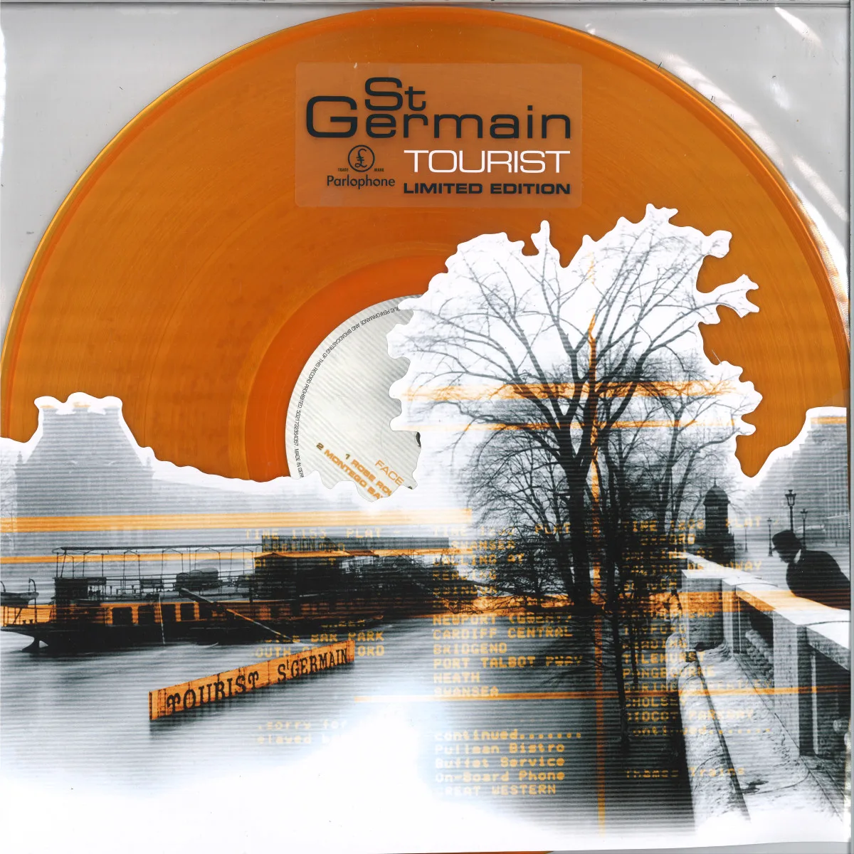 Обратная сторона обложки — St Germain — Tourist LP 2x12"