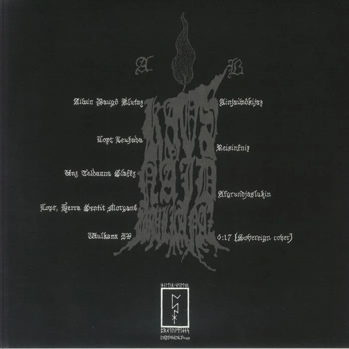 Back cover — WULKANAZ — Kaosnajd