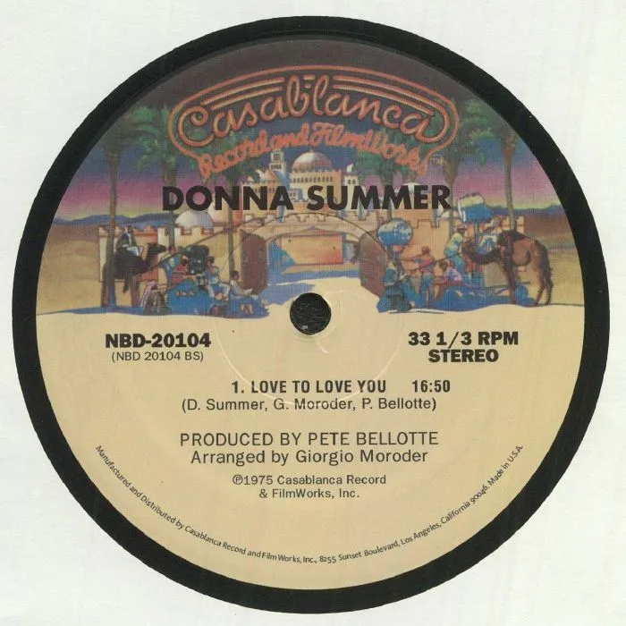 Обратная сторона обложки — Donna SUMMER — I Feel Love