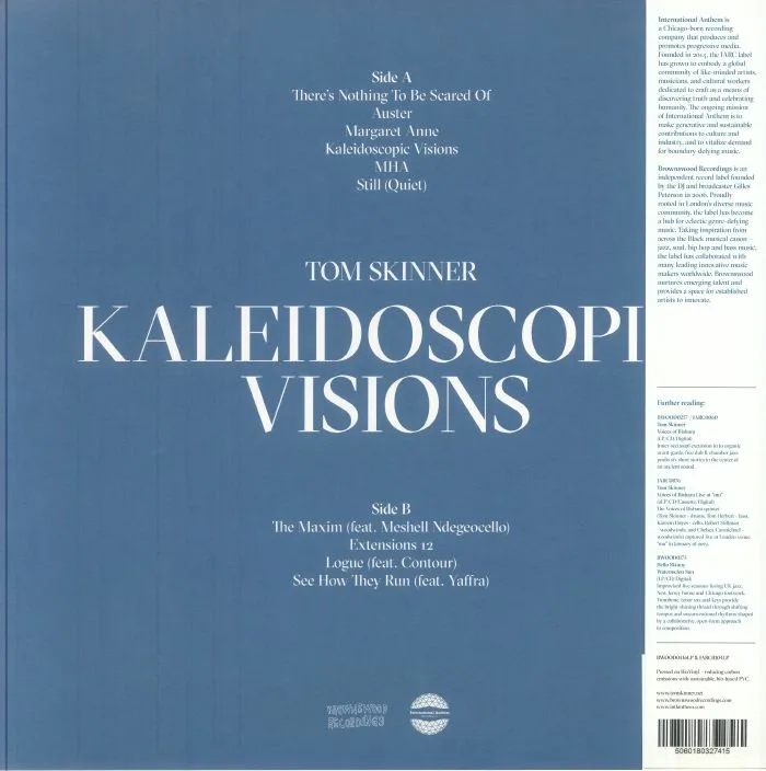 Обратная сторона обложки — Tom SKINNER — Kaleidoscopic Visions