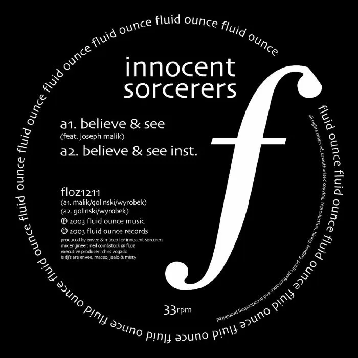 Front cover — INNOCENT SORCERERS — Believe & See