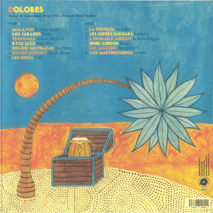 Обратная сторона обложки — VARIOUS — Dolores: Salsa & Guaracha From 70's French West Indies