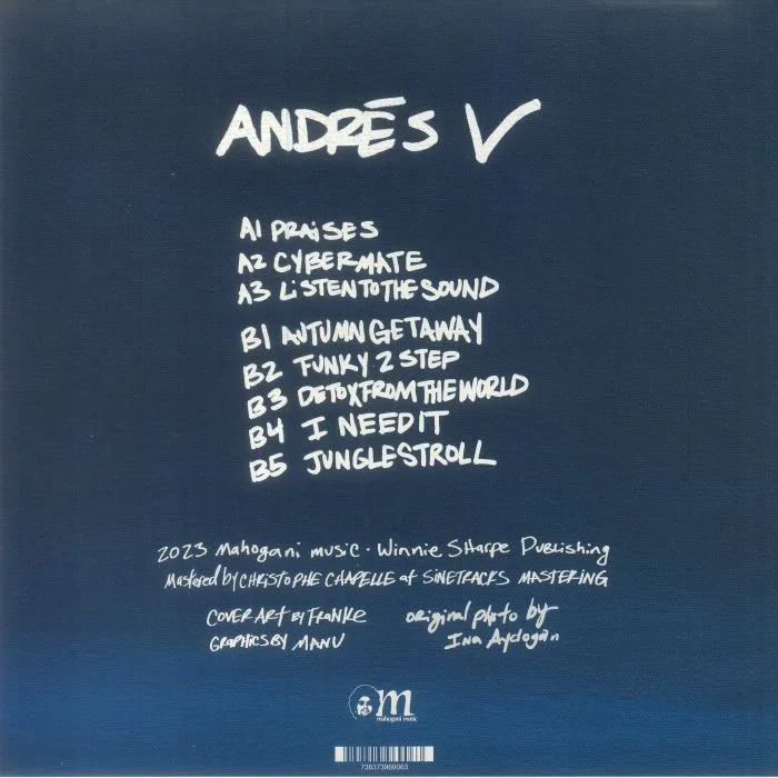 Back cover — ANDRES — Andres V