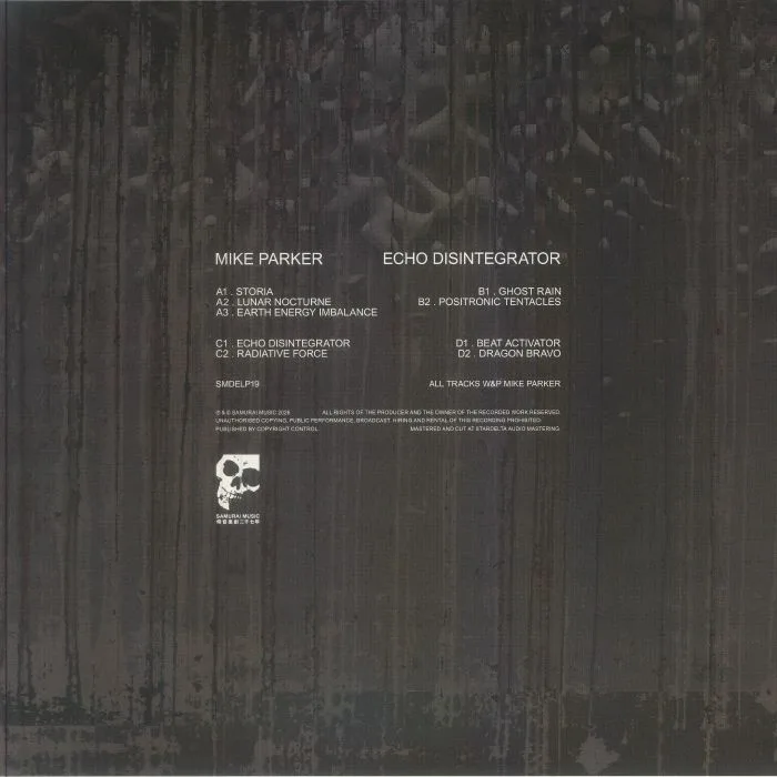 Back cover — Mike PARKER — Echo Disintegrator