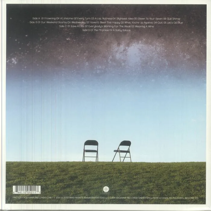 Back cover — HEY MERCEDES — Everynight Fire Works (reissue)