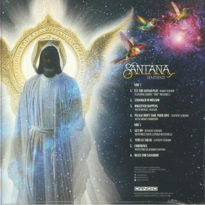 Обратная сторона обложки — SANTANA — Sentient