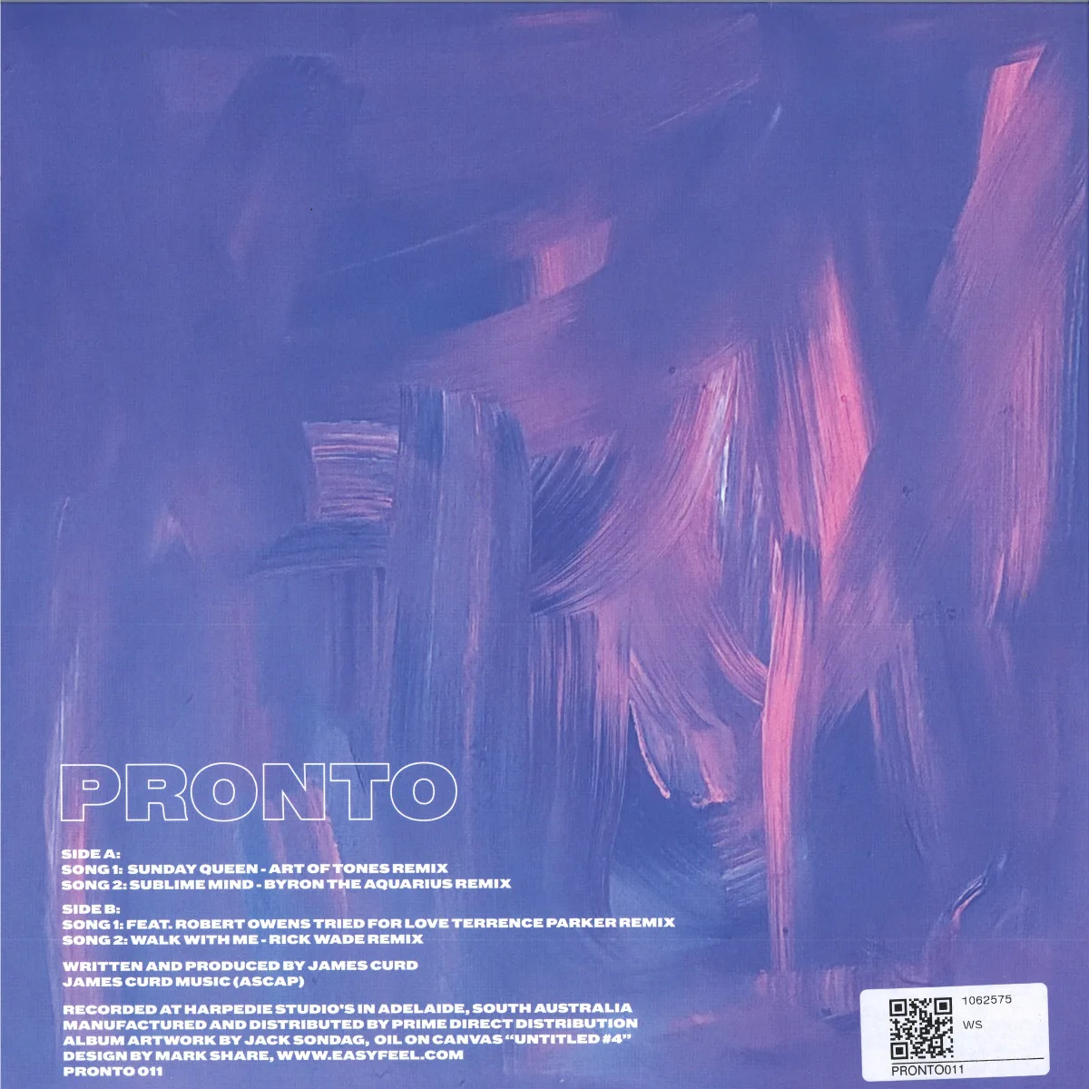 Back cover — James Curd — Remixed