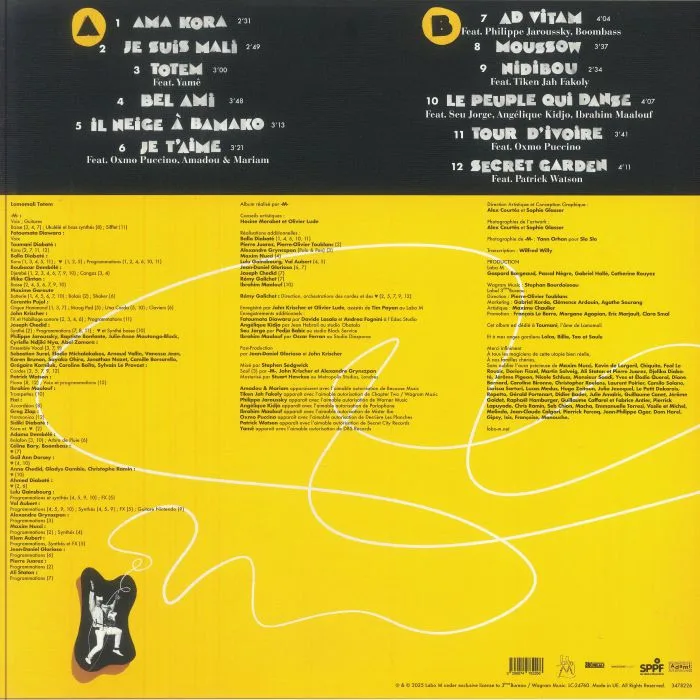 Back cover — LAMOMALI — Totem