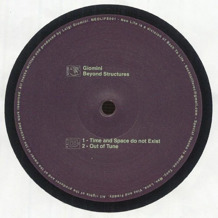 Back cover — GIOMINI — Beyond Structures