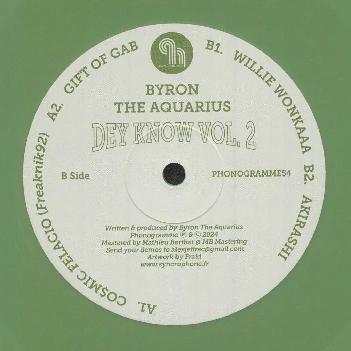 Back cover — BYRON THE AQUARIUS — Dey Know Vol 2