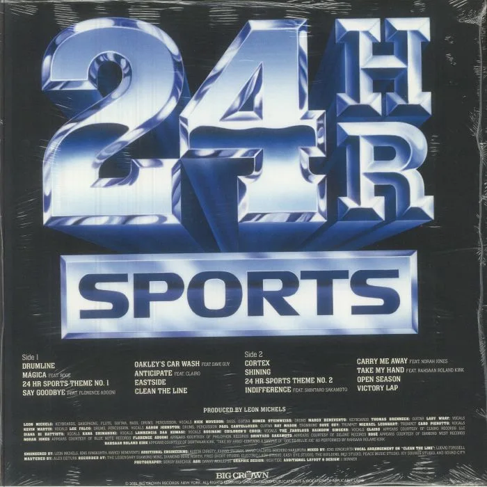 Обратная сторона обложки — EL MICHELS AFFAIR — 24 Hr Sports