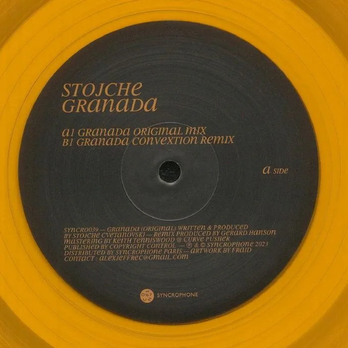 Front cover — STOJCHE — Granada