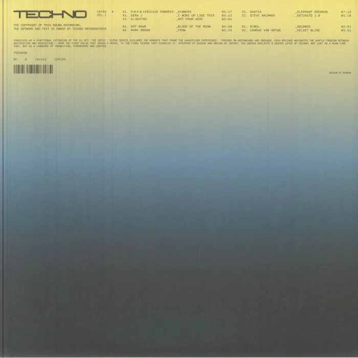 Back cover — VARIOUS — TECH 040