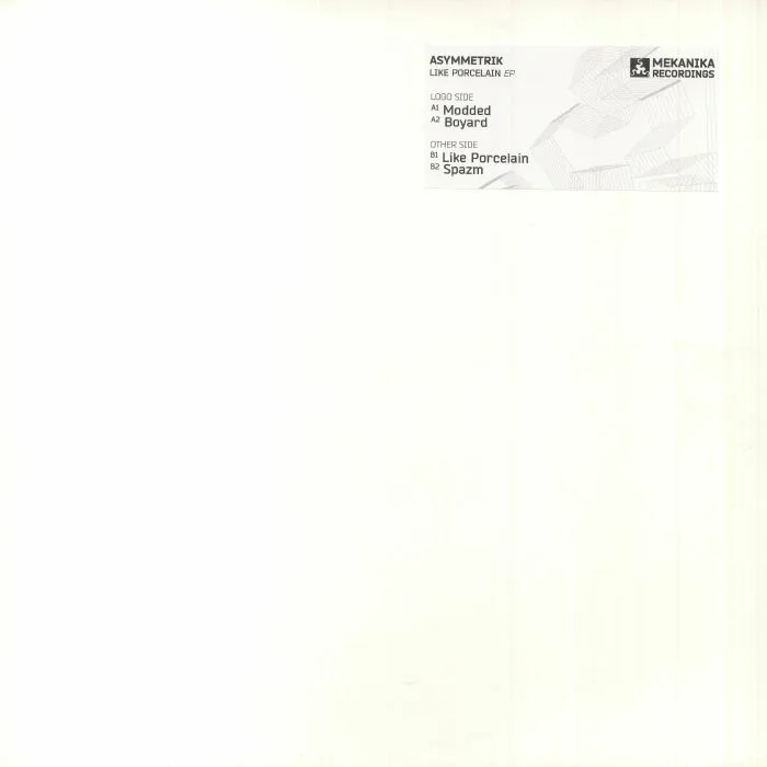 Front cover — ASYMMETRIK — Like Porcelain EP
