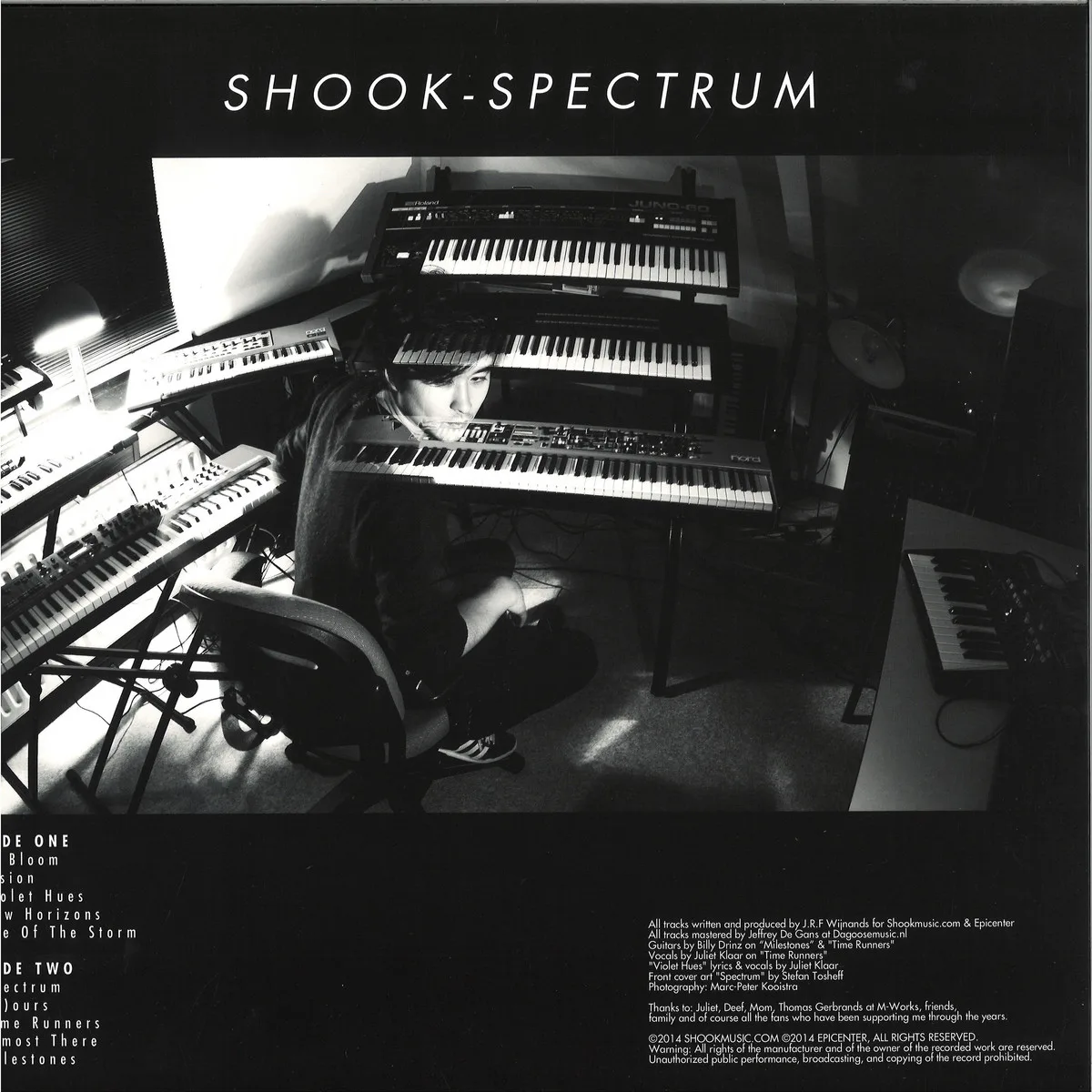 Обратная сторона обложки — Shook — Spectrum LP