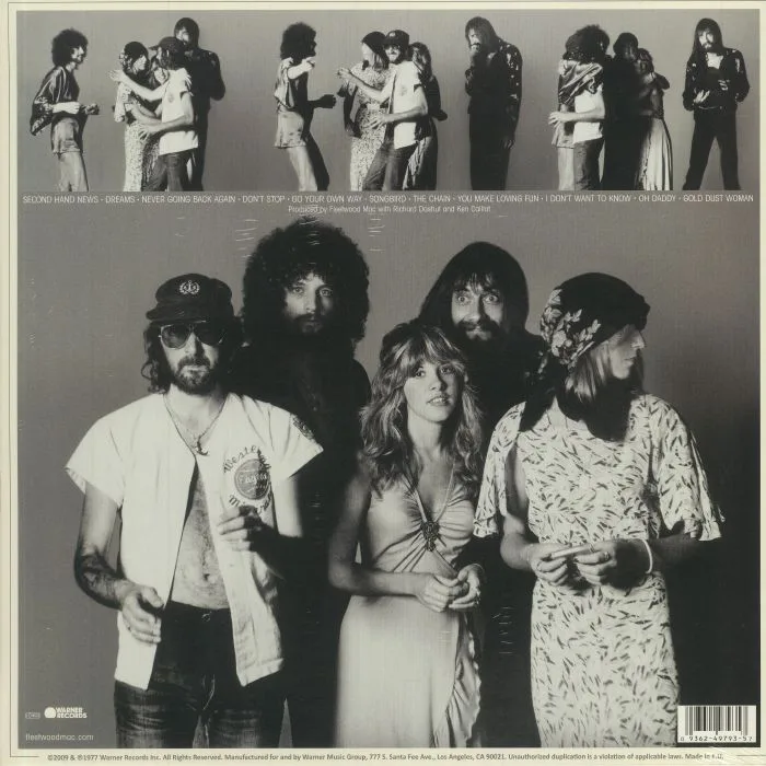 Back cover — FLEETWOOD MAC — Rumours (2013 edition)
