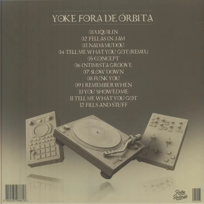 Back cover — DJ YOKE — Yoke Fora De Orbita