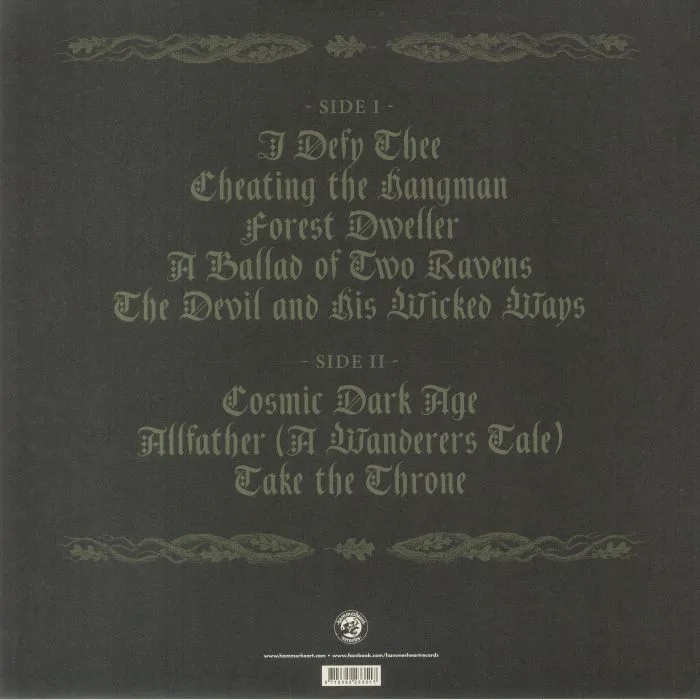 Back cover — ROOTS OF THE OLD OAK — The Devil & His Wicked Ways