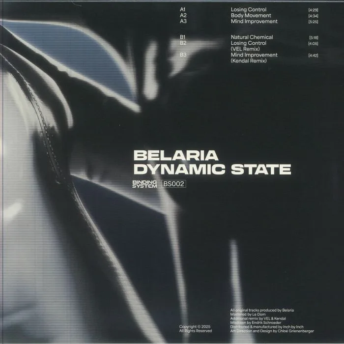 Обратная сторона обложки — BELARIA — Dynamic State