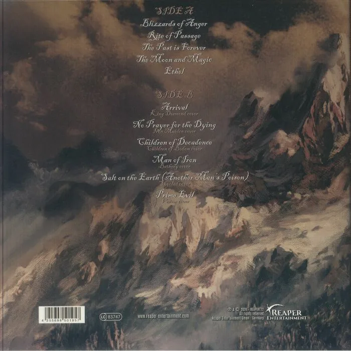 Back cover — ELVENKING — Rites Of Disclosure