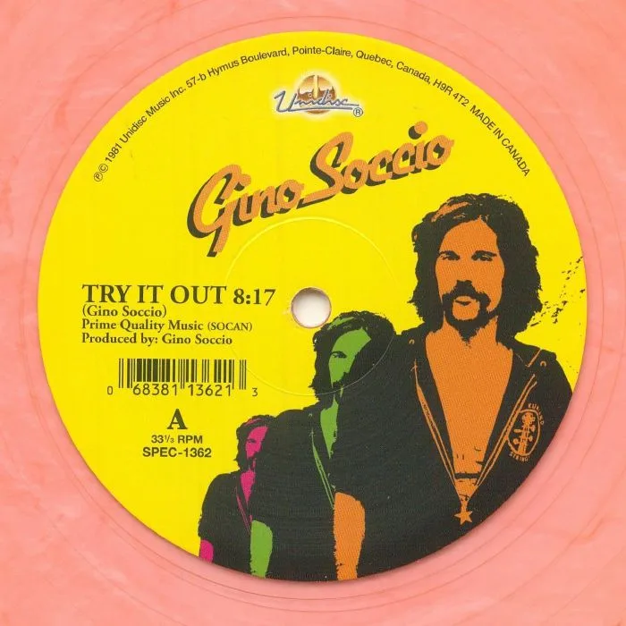 Лицевая сторона обложки — Gino SOCCIO — Try It Out (reissue)