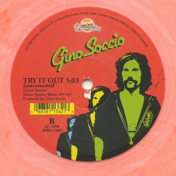 Обратная сторона обложки — Gino SOCCIO — Try It Out (reissue)