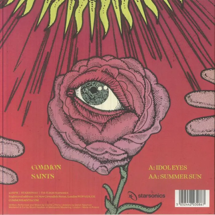Обратная сторона обложки — COMMON SAINTS — Idol Eyes (reissue)