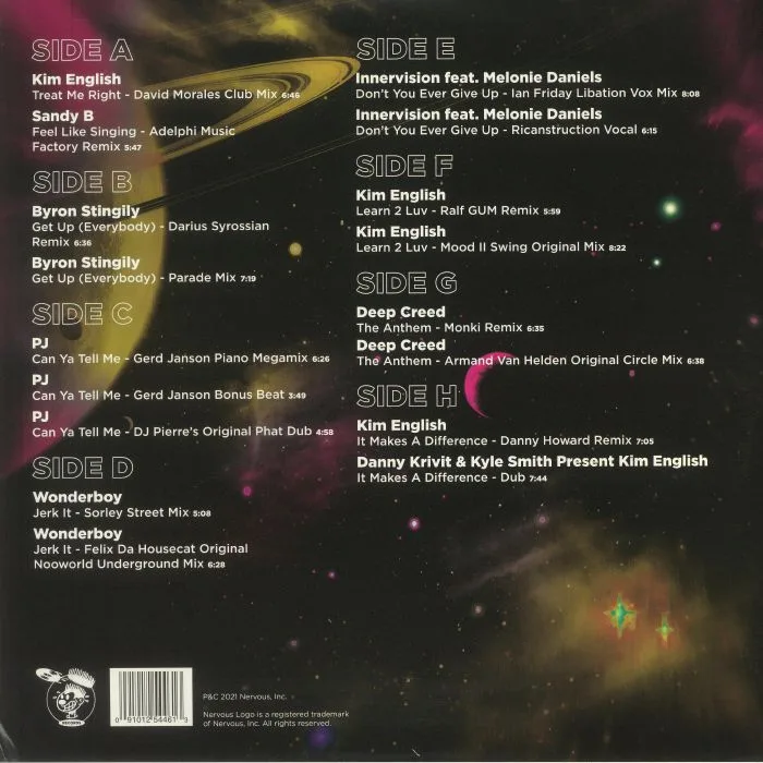 Обратная сторона обложки — VARIOUS — Nervous Records 30 Years: Part 2