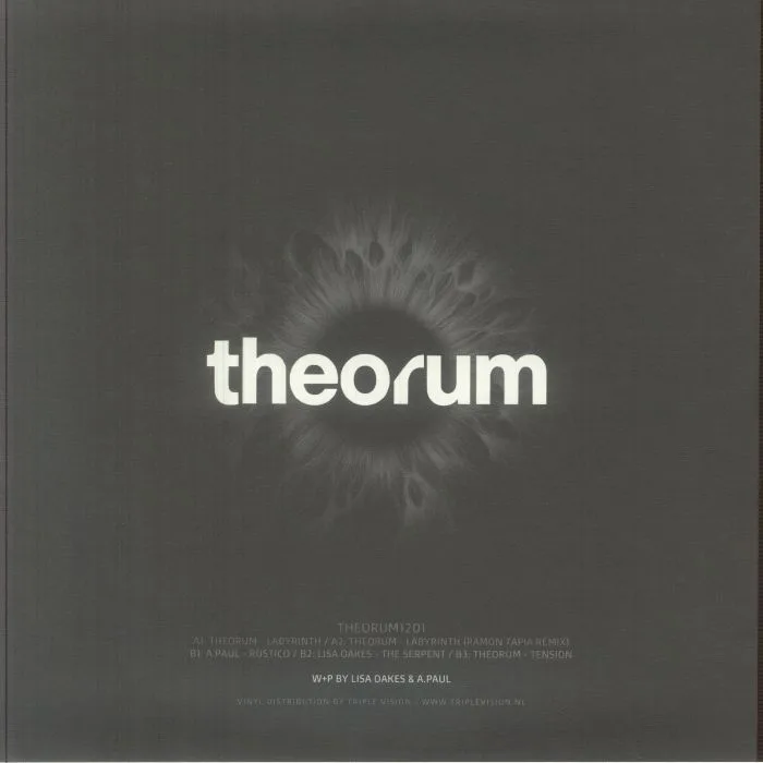 Обратная сторона обложки — THEORUM / A PAUL / LISA OAKES — Labyrinth
