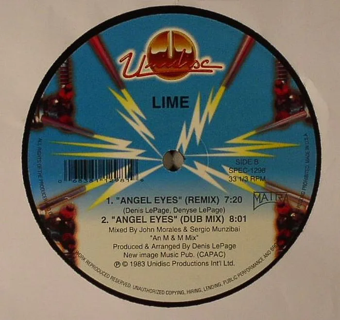 Back cover — MICHAEL ZAGER BAND / LIME — Let's All Chant