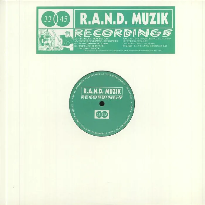 Лицевая сторона обложки — OLSVANGER / TIM SCHLOCKERMANN / ADAM STROMSTEDT / BARNEY IN THE TUNNEL — RM 241221