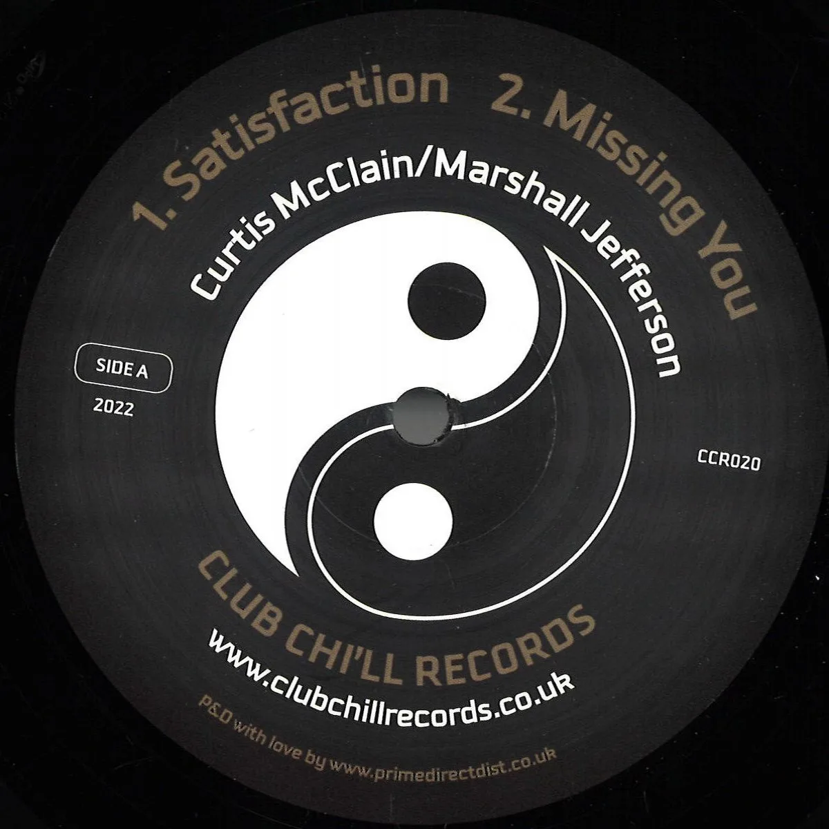 Лицевая сторона обложки — Curtis Mcclain/Marshall Jefferson — On The House EP
