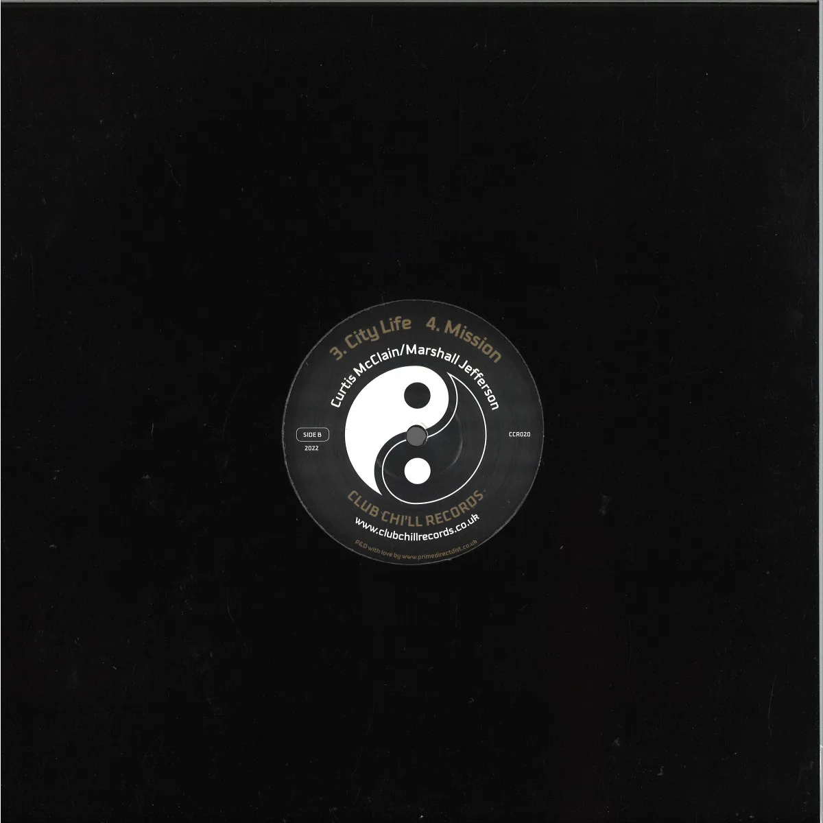Обратная сторона обложки — Curtis Mcclain/Marshall Jefferson — On The House EP