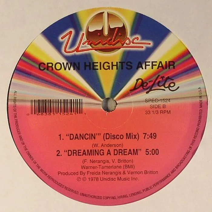 Обратная сторона обложки — CROWN HEIGHTS AFFAIR — Dreaming