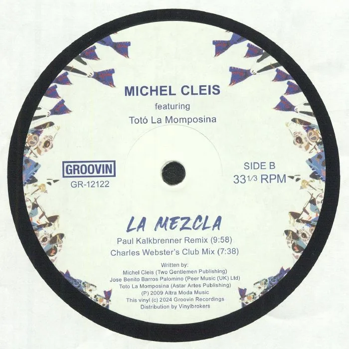 Back cover — Michel CLEIS feat TOTO LA MOMPOSINA — La Mezcla (reissue)