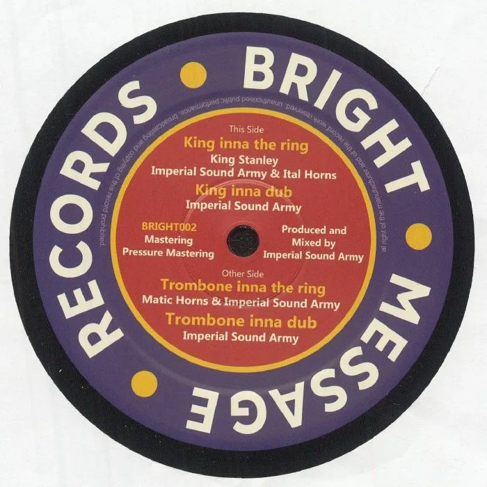 KING STANLEY / IMPERIAL SOUND ARMY / ITAL HORNS / MATIC HORNS — King Inna The Ring