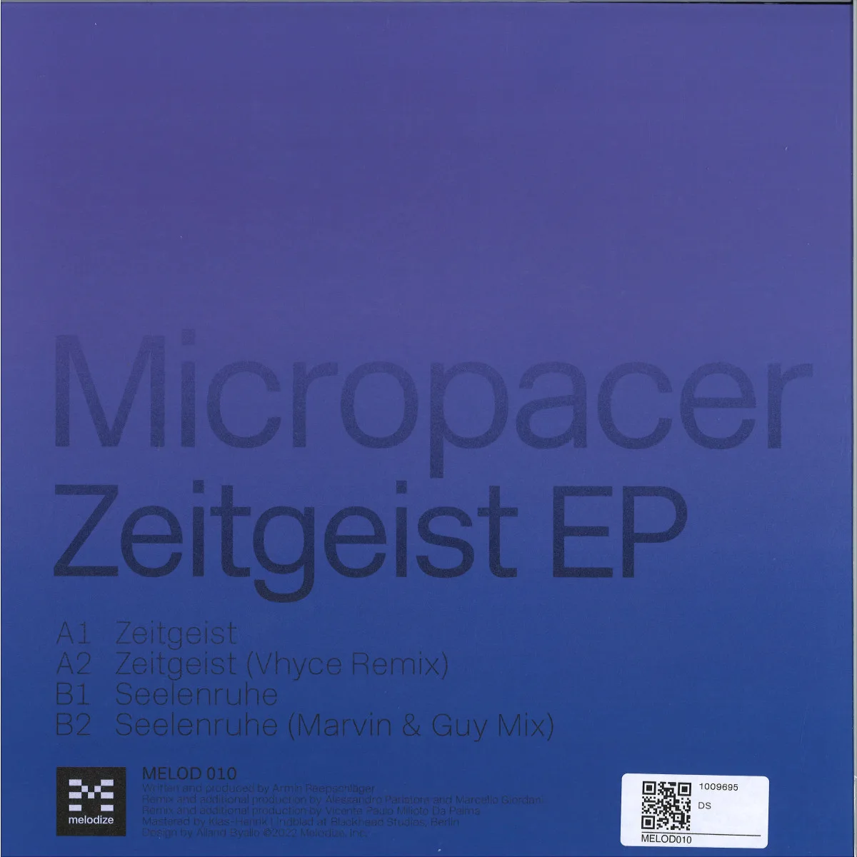 Обратная сторона обложки — Micropacer — Zeitgeist