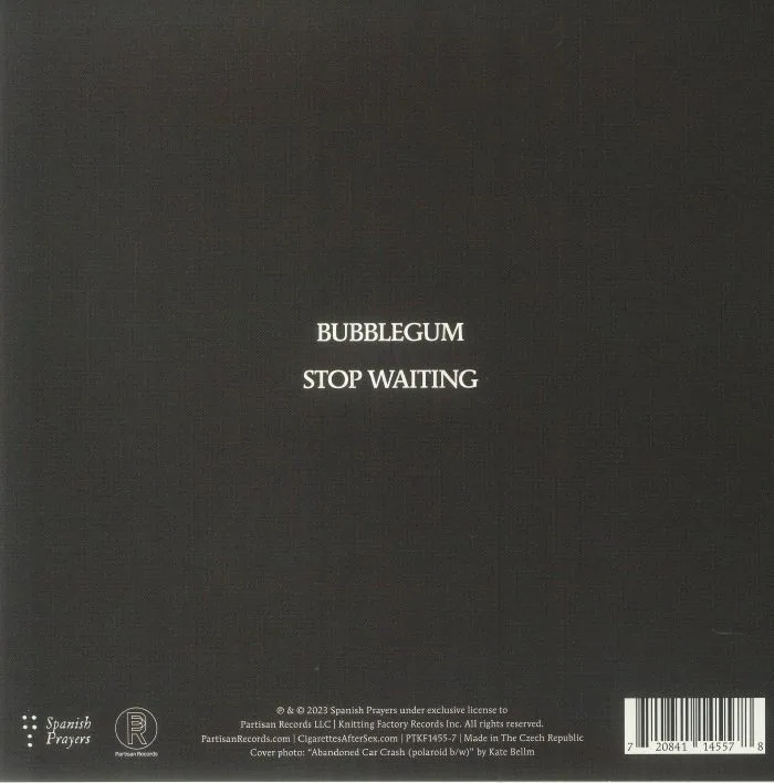 Back cover — CIGARETTES AFTER SEX — Bubblegum