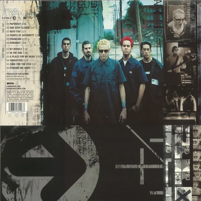 Обратная сторона обложки — LINKIN PARK — Hybrid Theory (reissue)