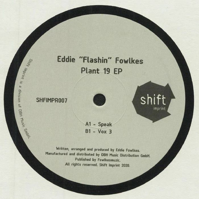 Front cover — Eddie FOWLKES — Plant 19 EP