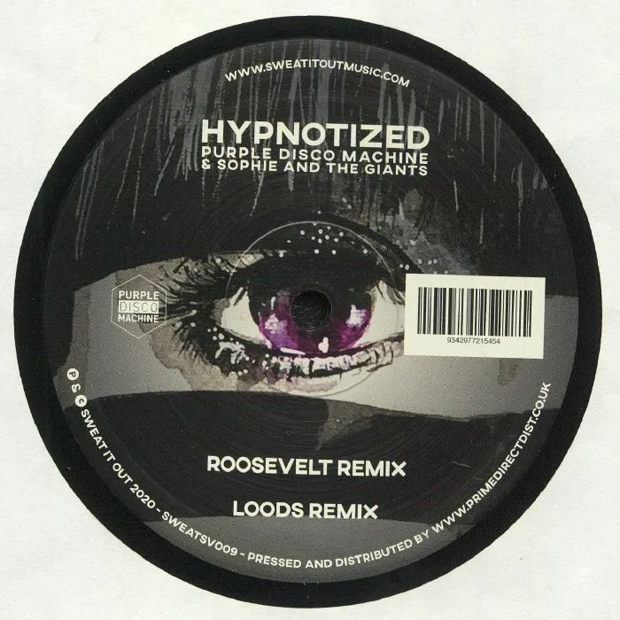 Back cover — Purple Disco Machine & Sophie and the Giants — Hypnotized